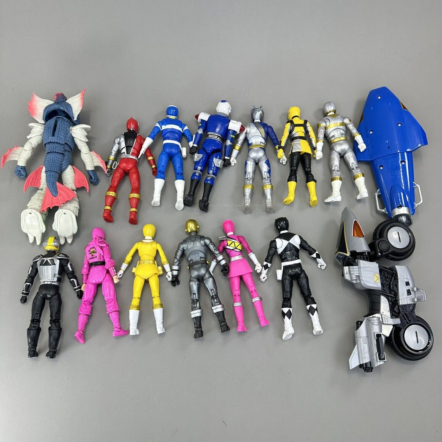 Lot of 13 Power Rangers Lightning Collection 6" Action Figures with Accessories