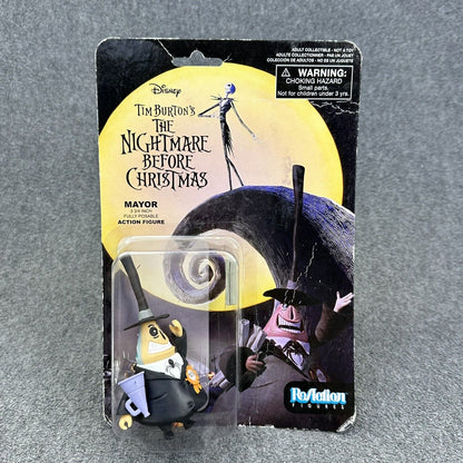 The Nightmare Before Christmas Wolfman Mayor & King Jack ReAction 3.75" Figures