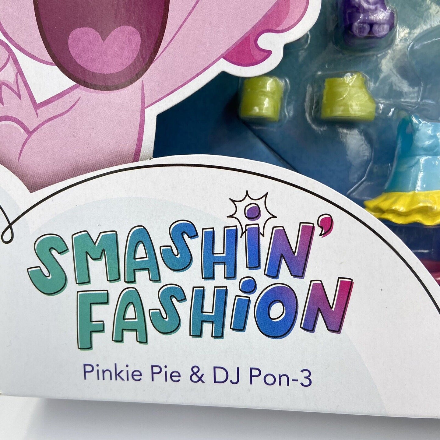 My Little Pony Smashin Fashion Pinkie Pie and DJ Pon-3 Pony Life 30 Pcs. New