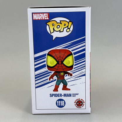 Funko Pop! Marvel -Spider-Man Oscorp Suit Exclusive #1118 Vinyl Figure