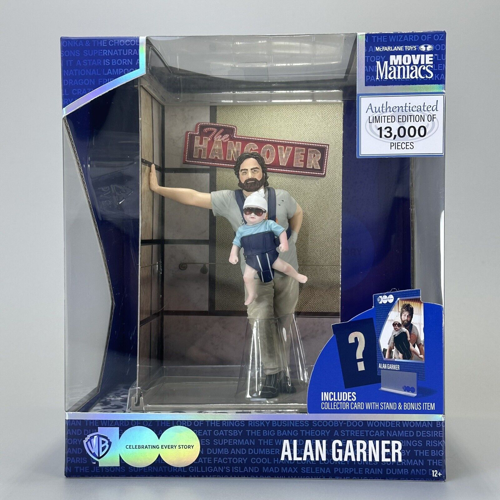 McFarlane Toys Movie Maniacs The Hangover Alan Garner 6" Figure New in the Box