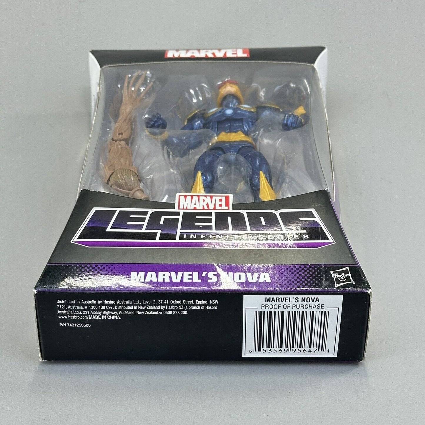 Marvel Legends Nova 6" Action Figure Guardians of the Galaxy Groot BAF - Sealed