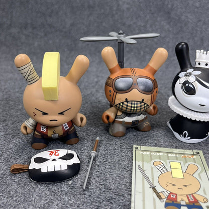 Lot of 5 Kidrobot Dunny 3" Vinyl Mini Figure L'Amour Supreme, Black Mayari Loose