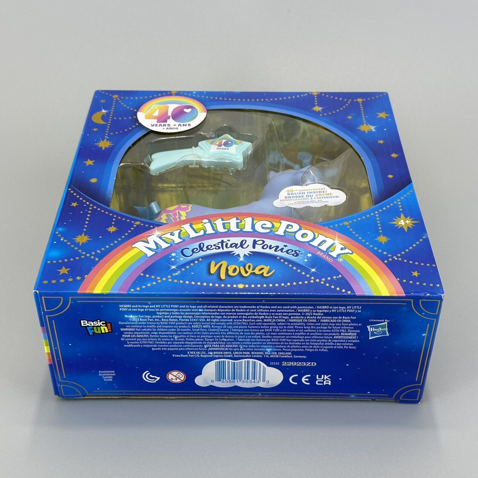 My Little Pony 40th Anniversary Celestial Ponies Nova Figure with Comb - New