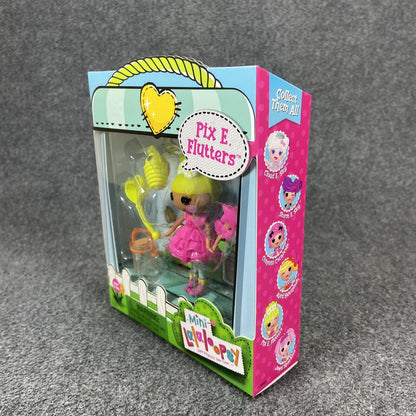 Mini Lalaloopsy Pix E. Flutters 3" Figure w/ Honey Bee and Accessories Brand New