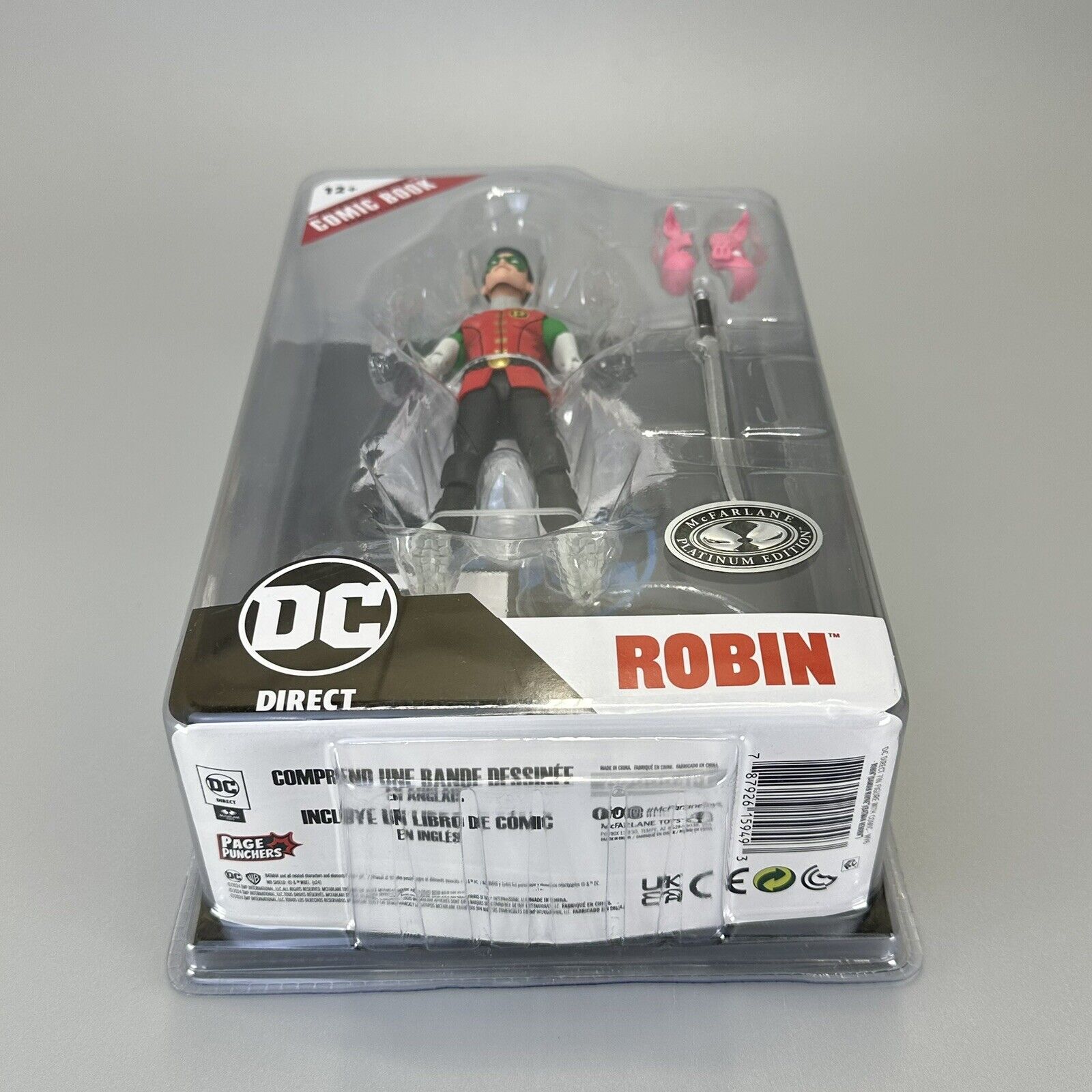 McFarlane DC Direct Page Punchers Batman Reborn Robin 7" Scale Action Figure New