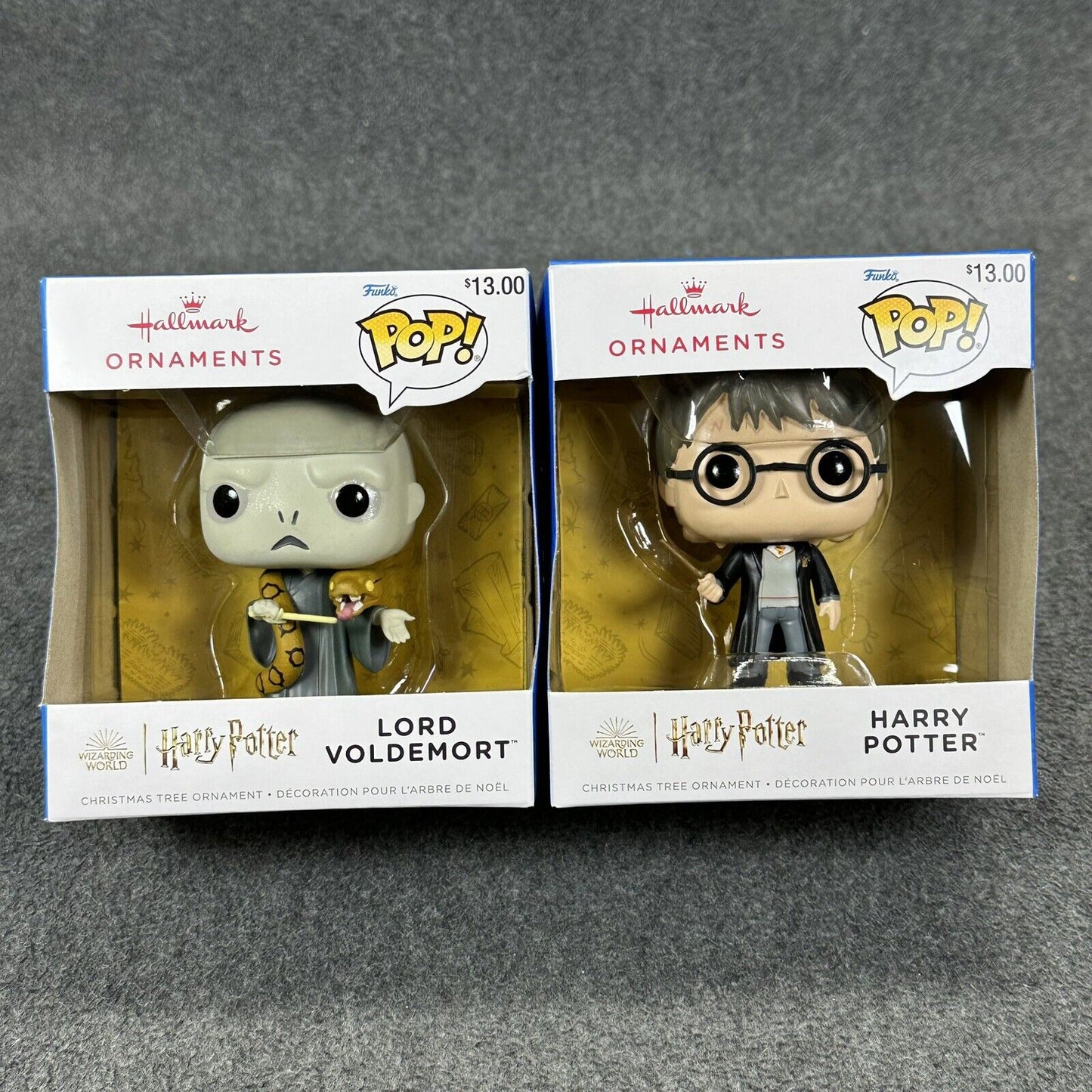 Funko POP Hallmark Harry Potter & Lord Voldemort Christmas Tree Ornaments 2-Lot