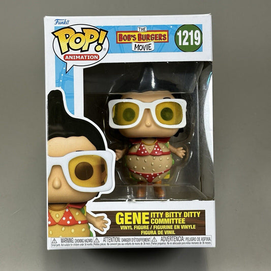 Funko Pop! Bob's Burger Movie Gene Itty Bitty Ditty Committee #1219