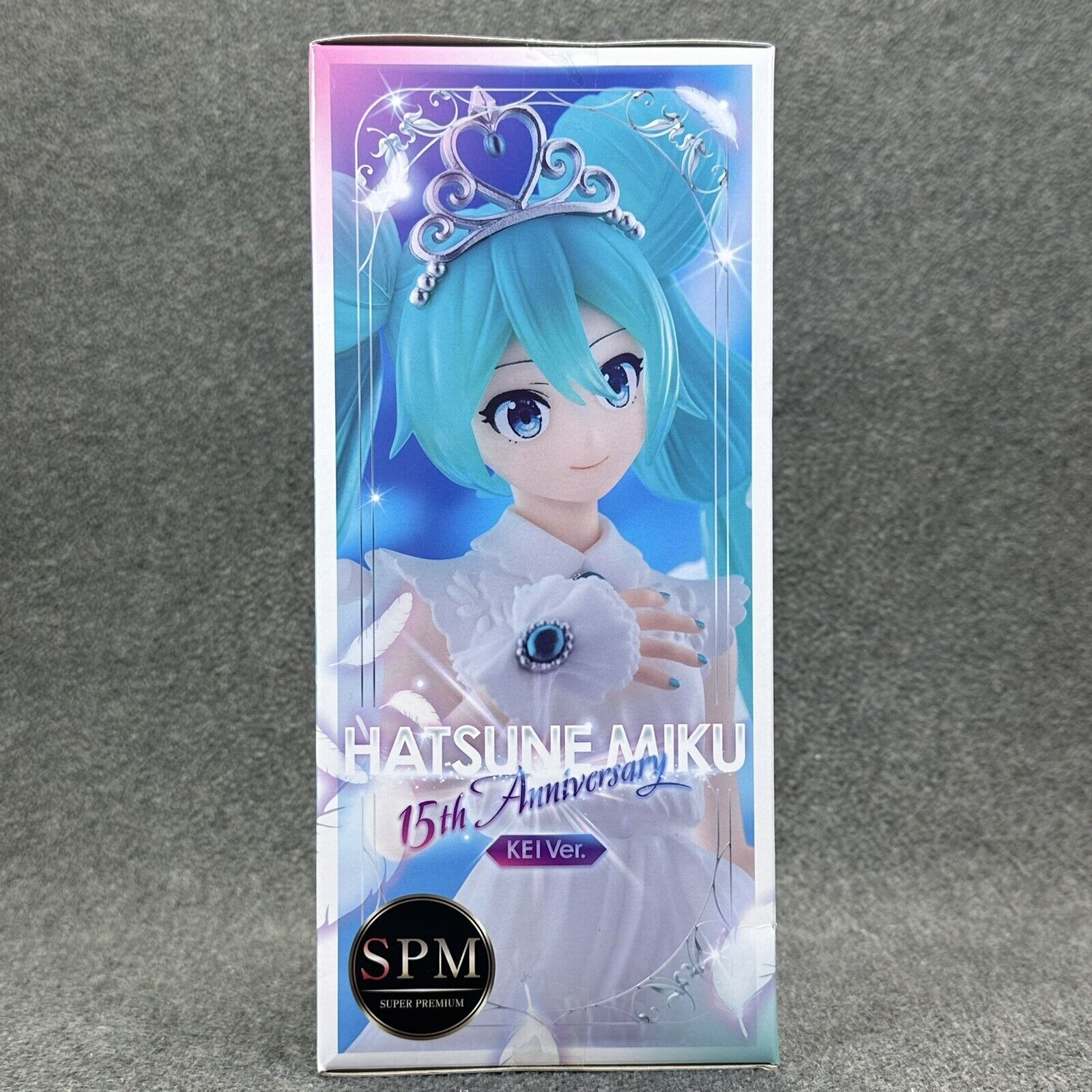 Hatsune Miku 15th Anniversary KEI Ver SPM Prize SEGA Super Premium Statue - New