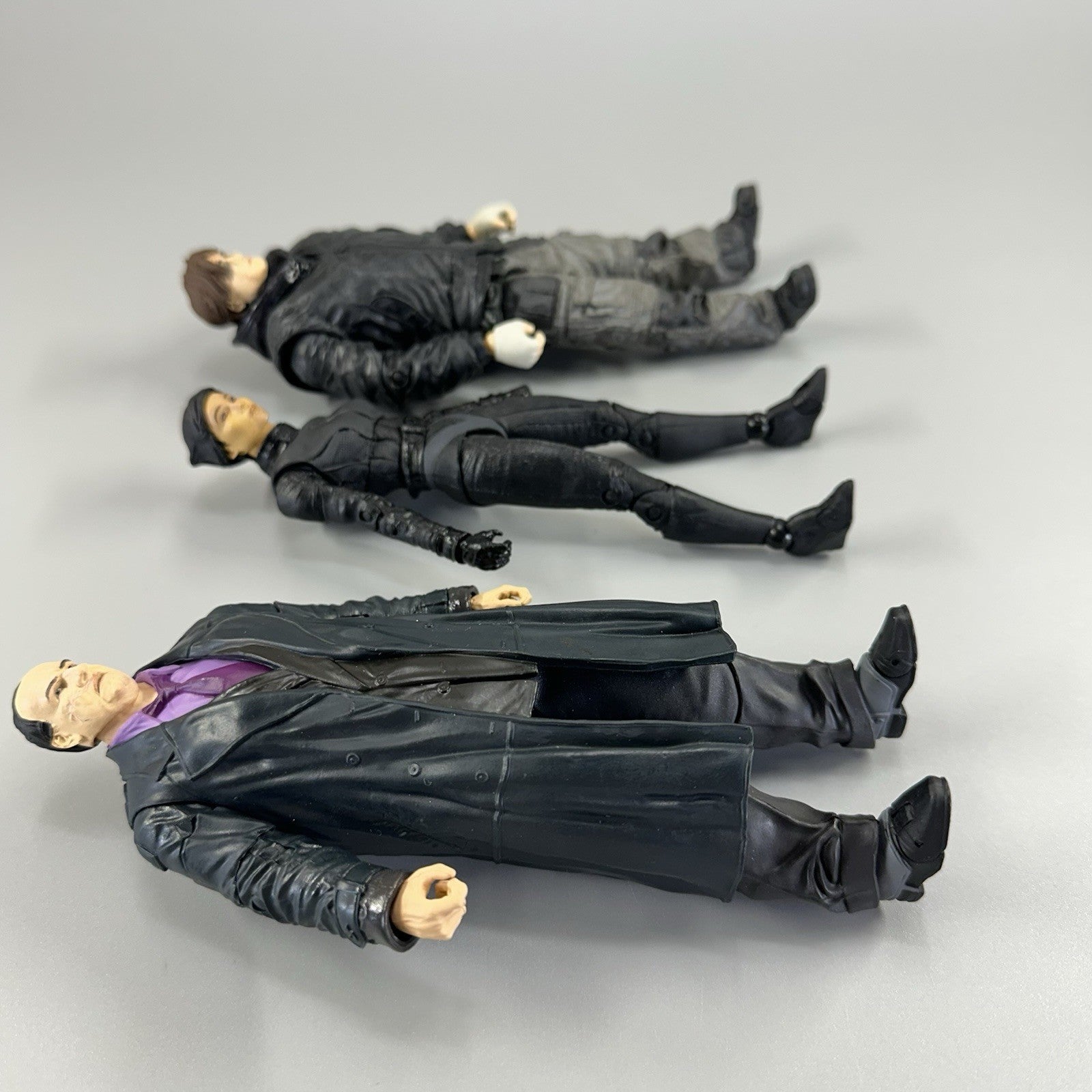 McFarlane DC Multiverse The Batman Penguin Catwoman & Bruce Wayne 7" Figures Lot