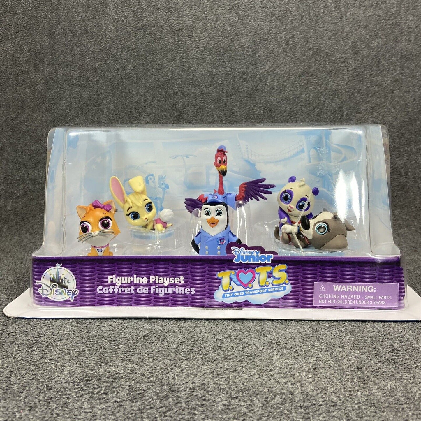 Disney Junior T.O.T.S Tiny Ones Transport Service 2.5" Figurine 6-Pack Playset