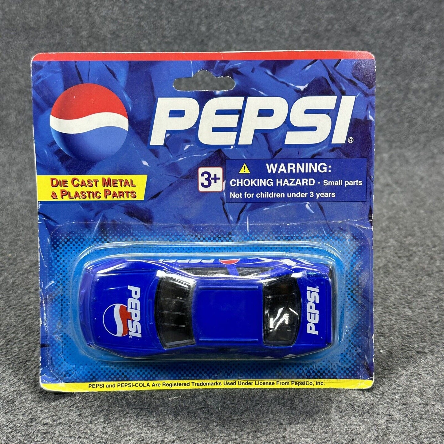 Lot of 2 Vintage Pepsi 4.5" Die-Cast Metal Vehicles by Golden Wheel 1:43 Scale