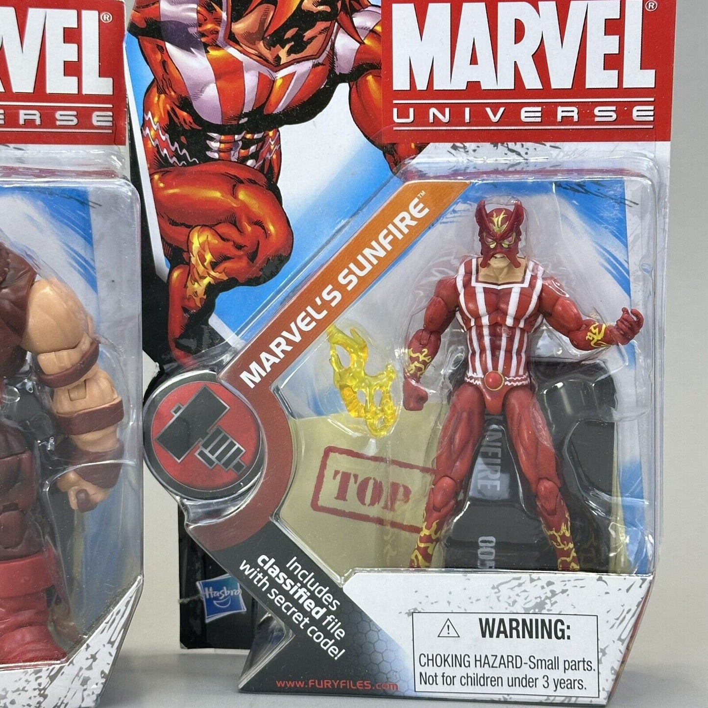 Marvel Universe X-Men Juggernaut & Sunfire 3.75” Action Figures - Sealed