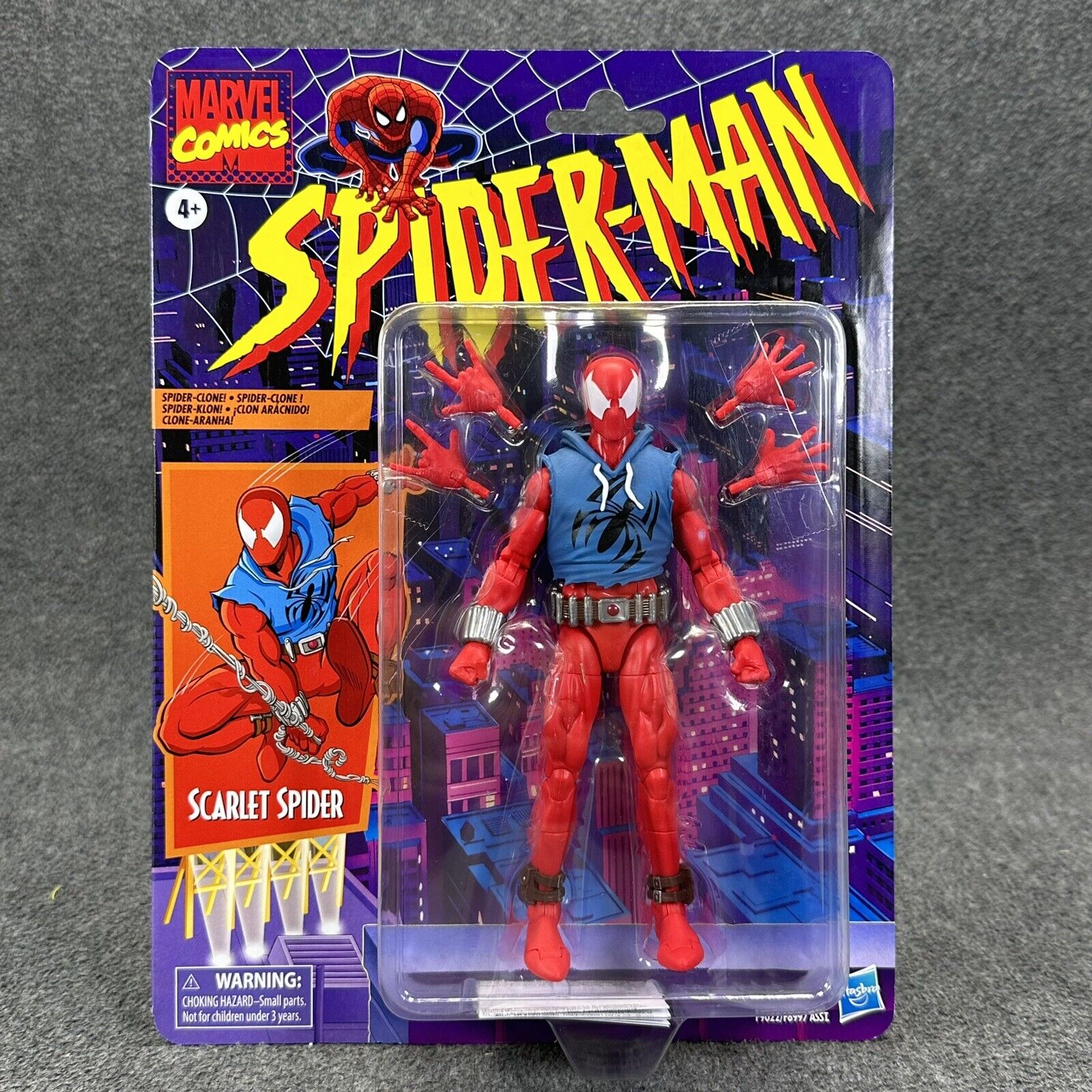 Marvel Legends Series Retro Scarlet Spider Spider-Man 6" Action Figure New