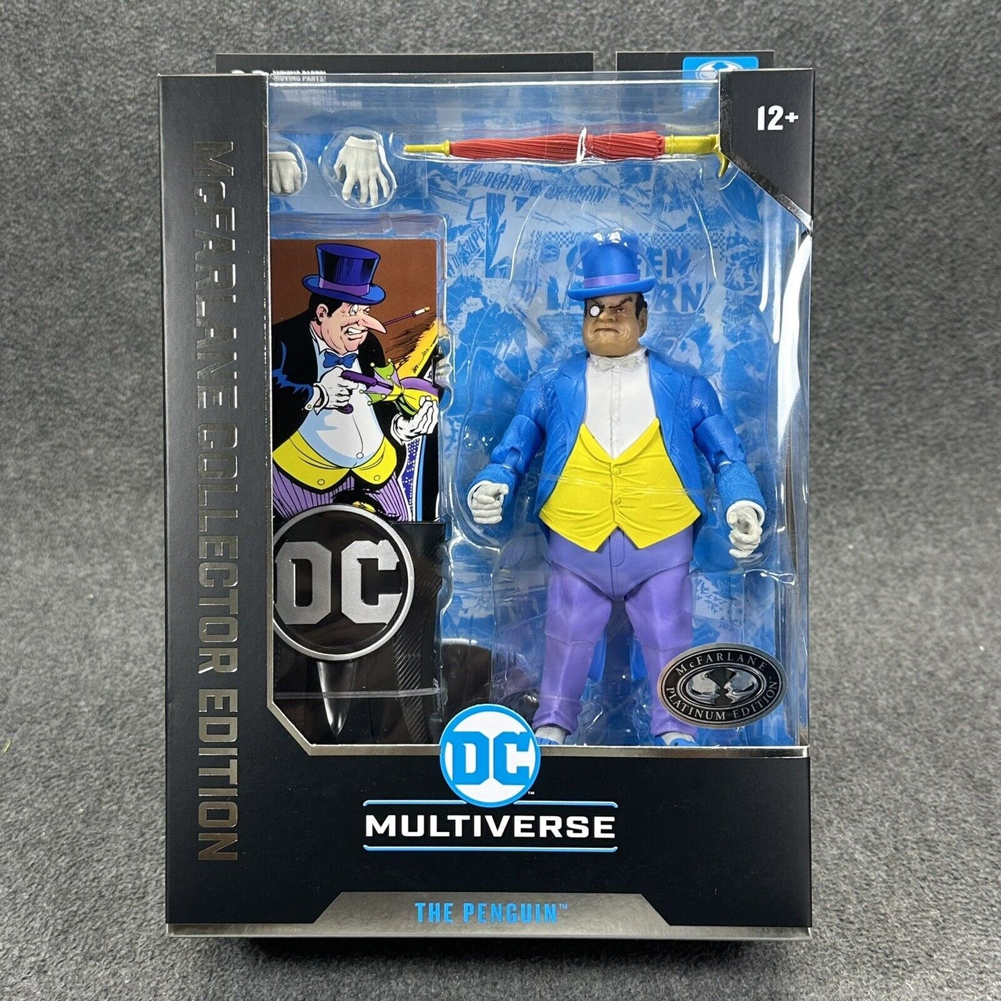 McFarlane DC Multiverse CE Platinum Blackfire, Captain Cold & Penguin 7" Figures