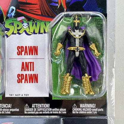 McFarlane Page Punchers Spawn vs. Anti-Spawn 3" Figure 2-Pack w/ Comic - New