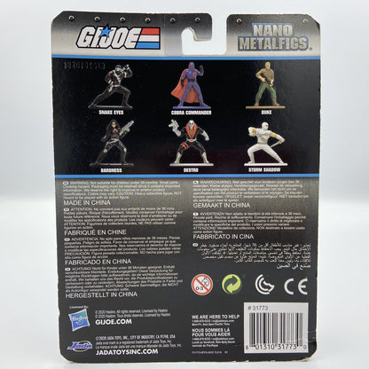 Jada Toys G.I. Joe Nano 1.75 inch Metalfigs Snake Eyes Action Figure Hasbro New