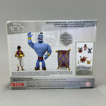 Disney 100 Years Storytellers Aladdin, Genie & Carpet 3.5" Action Figures Mattel