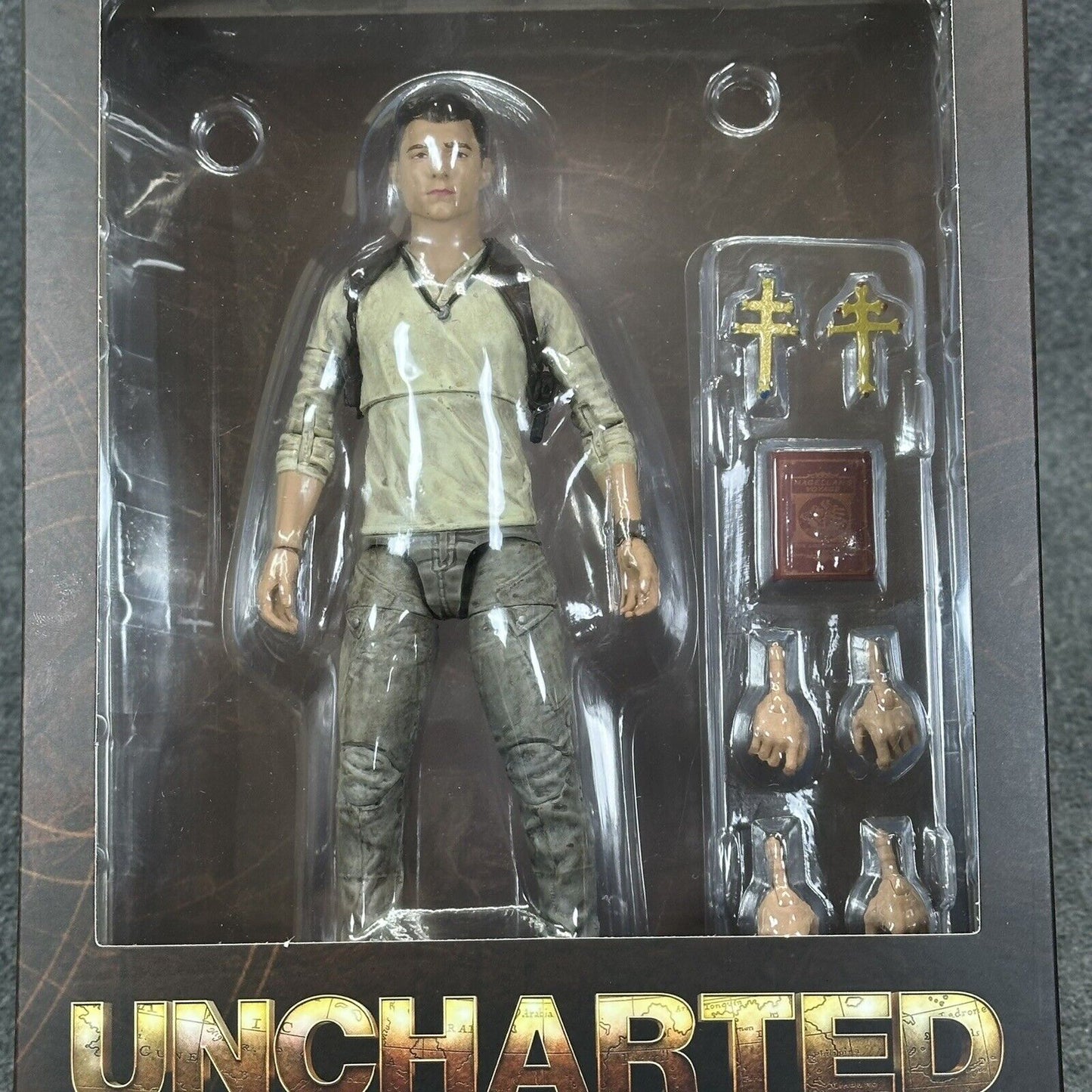 Uncharted Nathan Drake (Tom Holland) Deluxe 7” Action Figure Diamond Select New