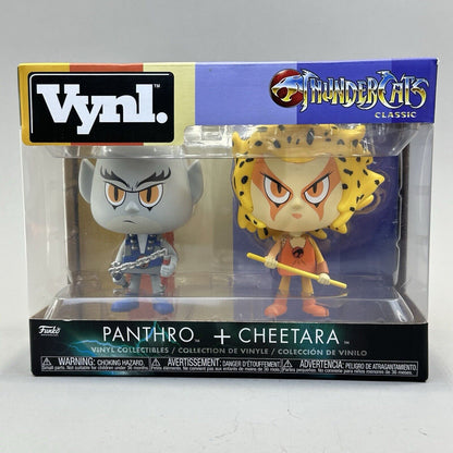 Funko Vynl. ThunderCats Classic Panthro & Cheetara 2-Pack 4" Vinyl Figures - New