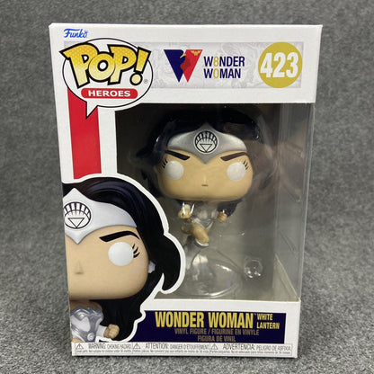 Funko Pop Heroes: Wonder Woman 80th White Lantern Wonder Woman 423 Vinyl Figure