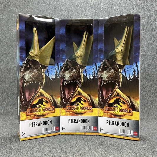 Lot of 3 Jurassic World Dominion Pteranodon 12" Articulated Action Figure - New