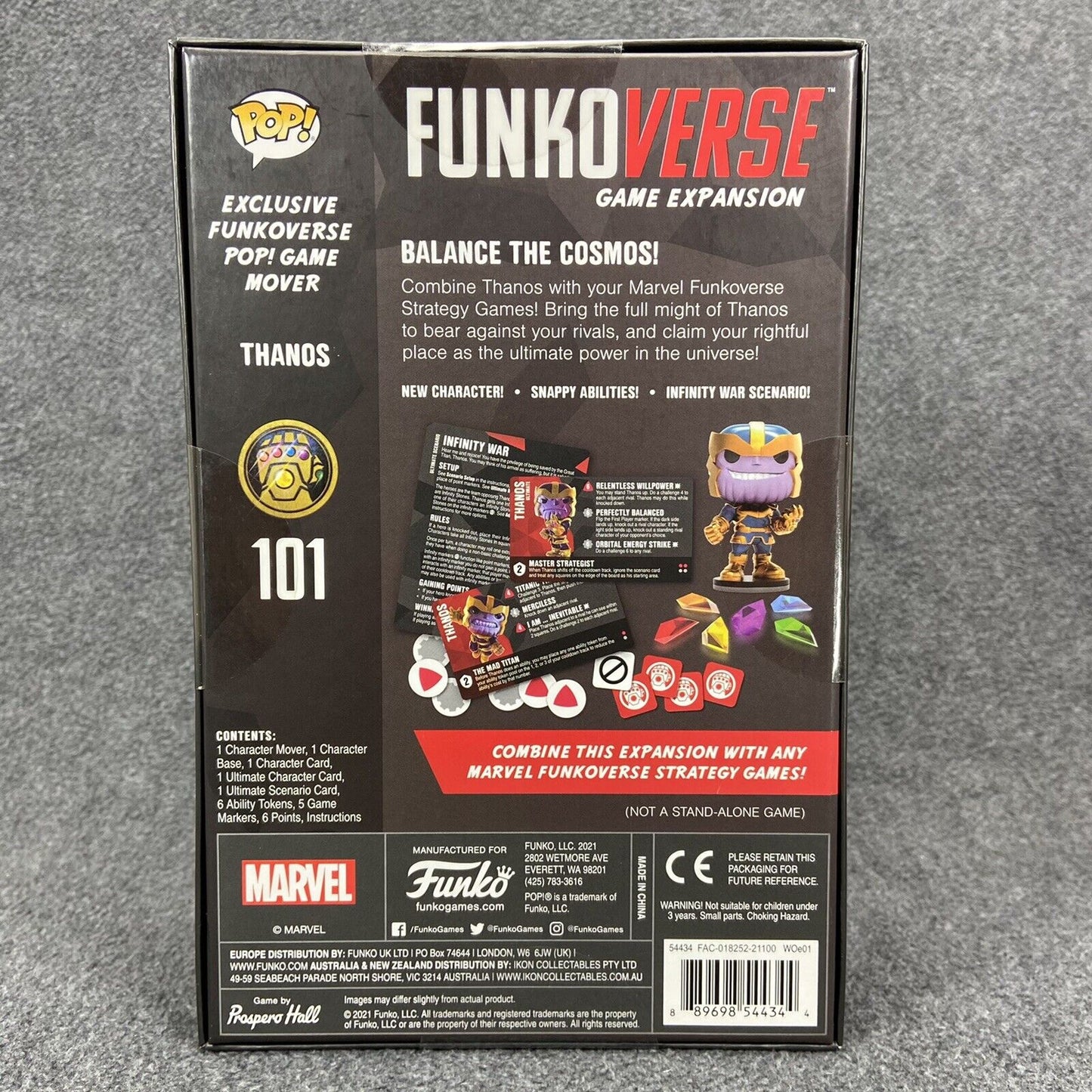 POP! FunkoVerse Game Expansion - Marvel's Thanos #101 Funko Games Exclusive New