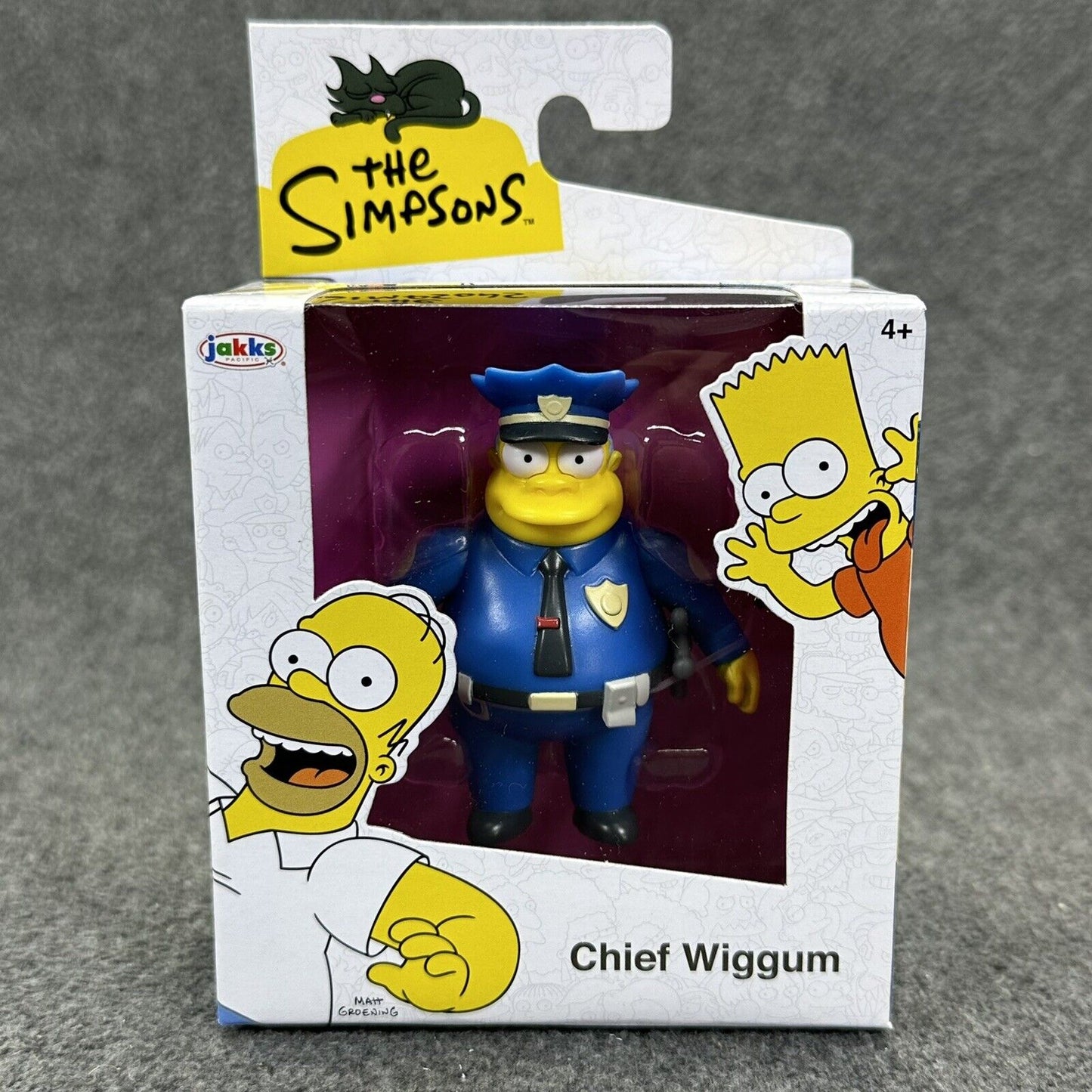 The Simpsons Bundle Homer Bart Lisa Ned Chief Wiggum 2.5" Figures Full Set Jakks