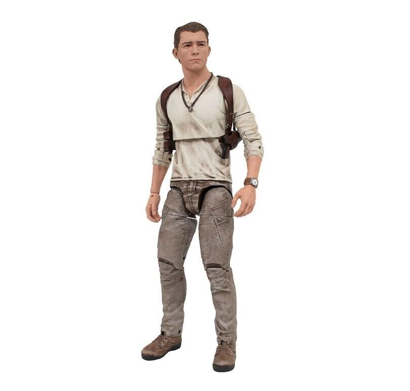 Uncharted Nathan Drake (Tom Holland) Deluxe 7” Action Figure Diamond Select New