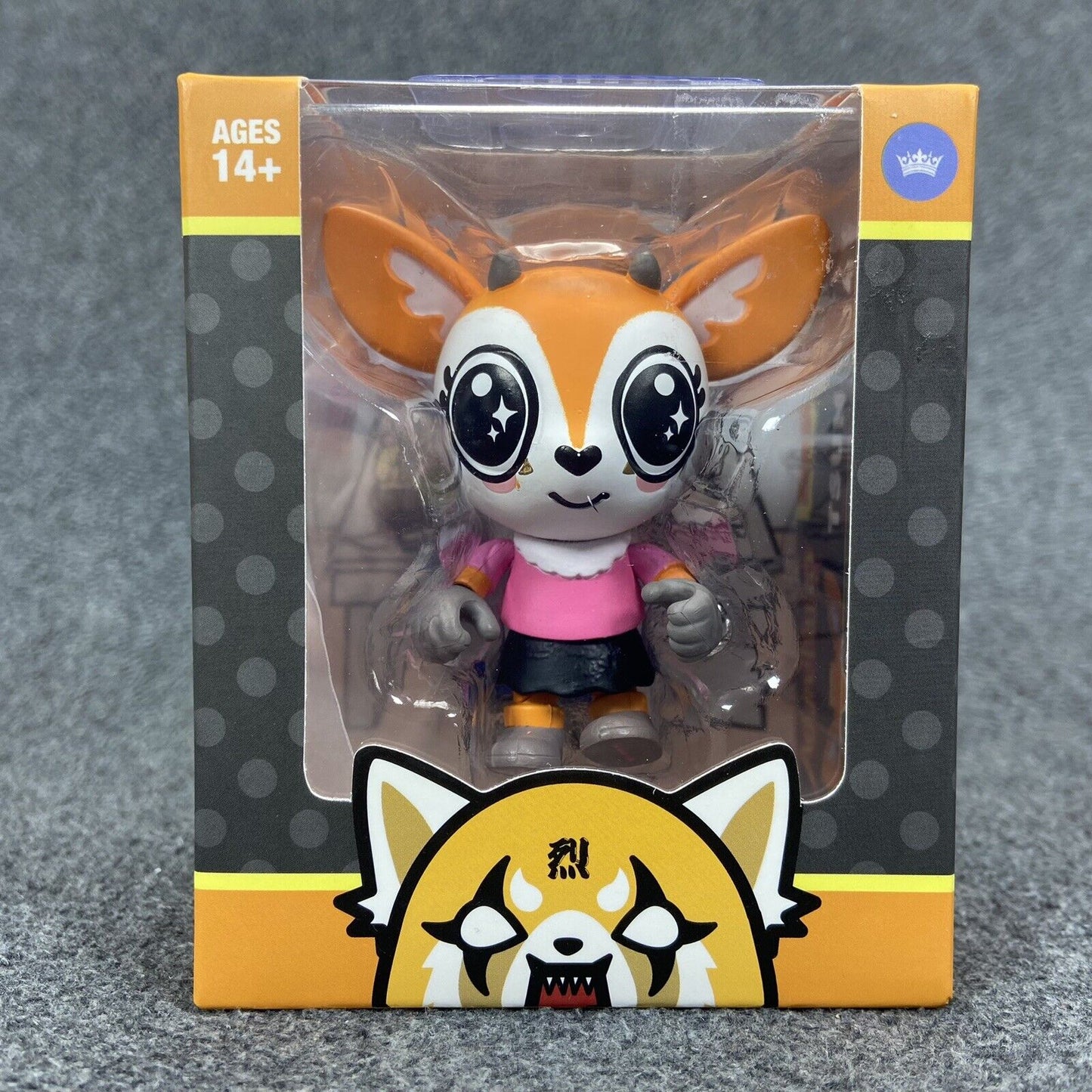 Aggretsuko Tsunoda 3.25” Action Vinyl Figure - The Loyal Subjects - Brand New