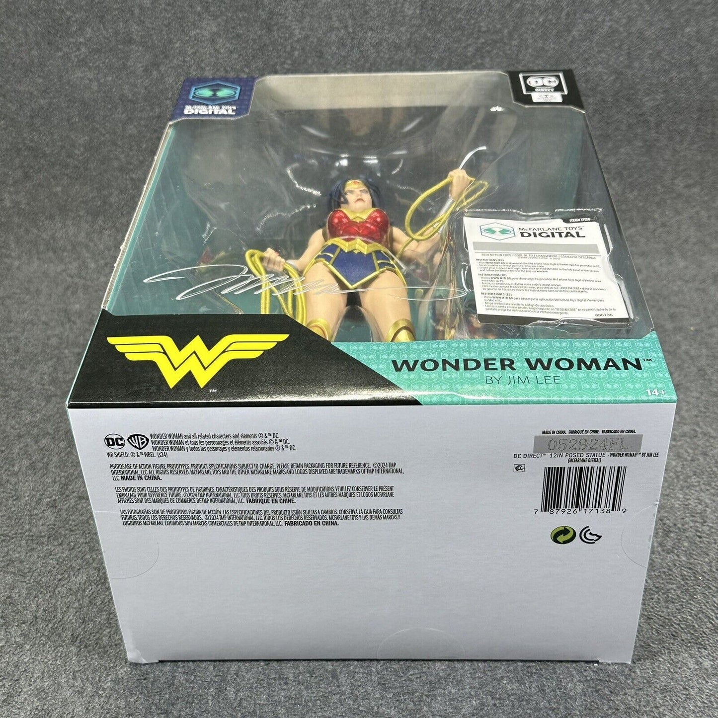 Signed by Jim Lee McFarlane Toys DC Direct Wonder Woman 1:6 Scale Statue Sealed