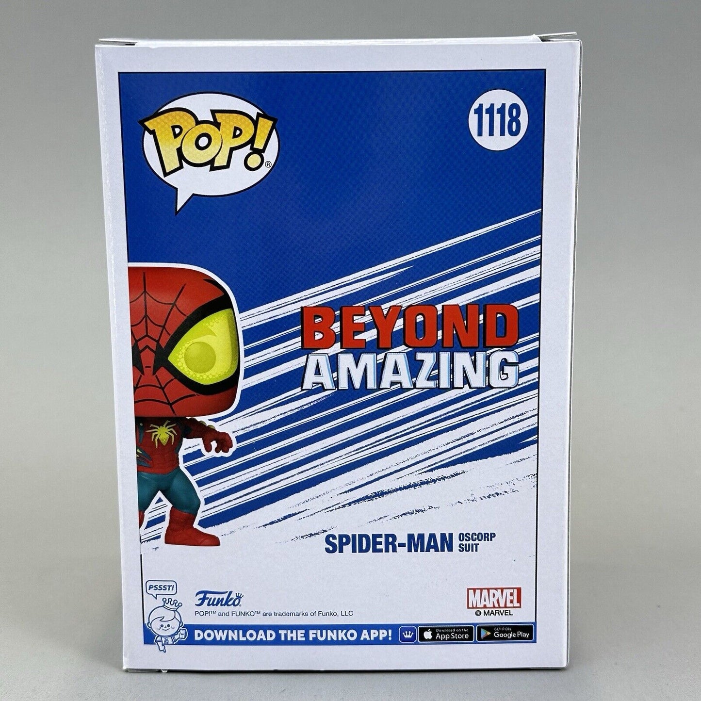 Funko Pop! Marvel -Spider-Man Oscorp Suit Exclusive #1118 Vinyl Figure