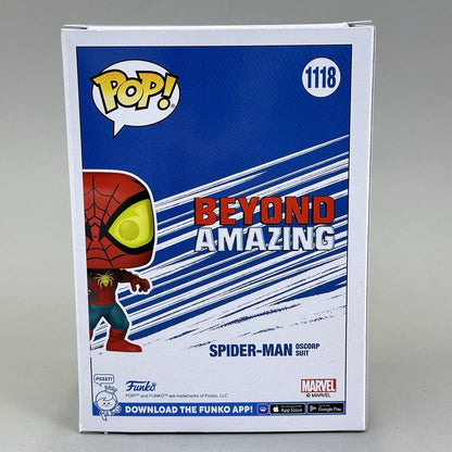 Funko Pop! Marvel -Spider-Man Oscorp Suit Exclusive #1118 Vinyl Figure