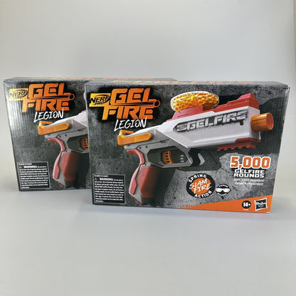 Bundle of 2 Nerf Pro Gelfire Legion Blasters w/ 5000 Rounds & Eyewear - New