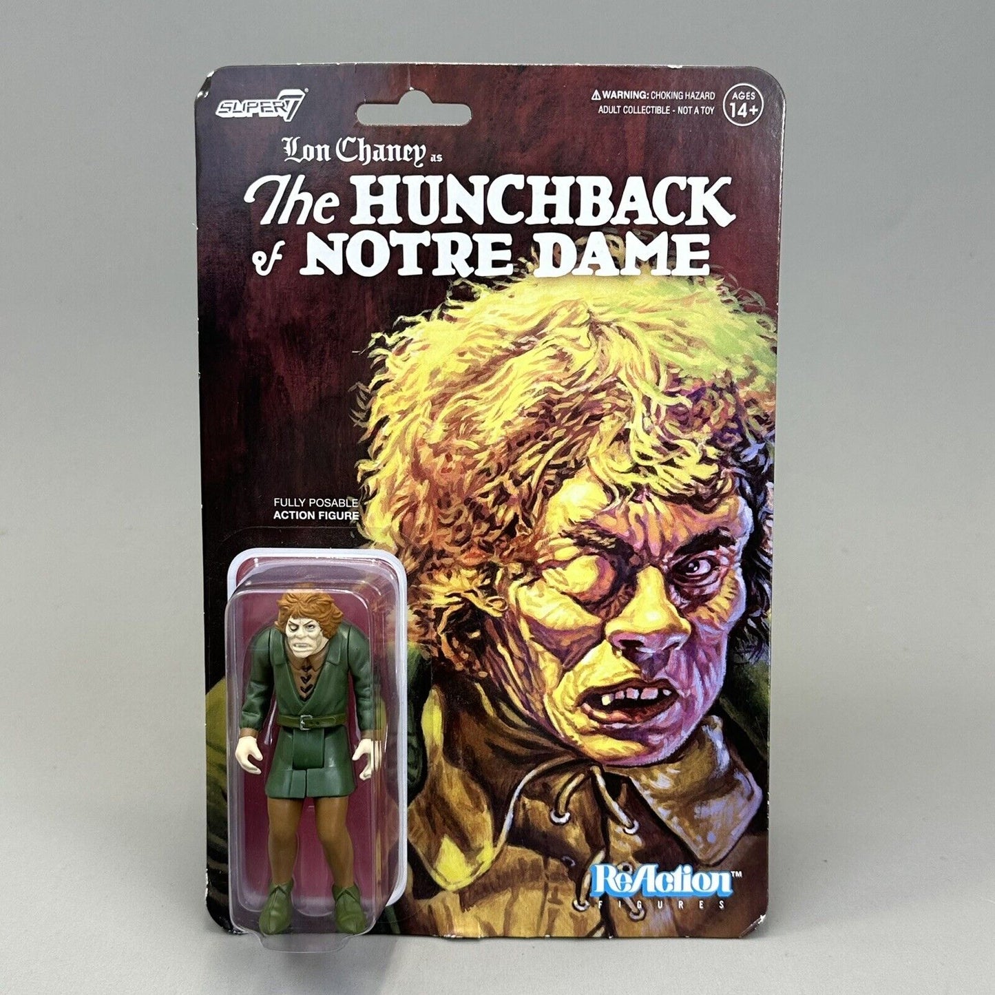 Super7 Universal Monsters The Hunchback of Notre Dame 3.75" Reaction Figure New