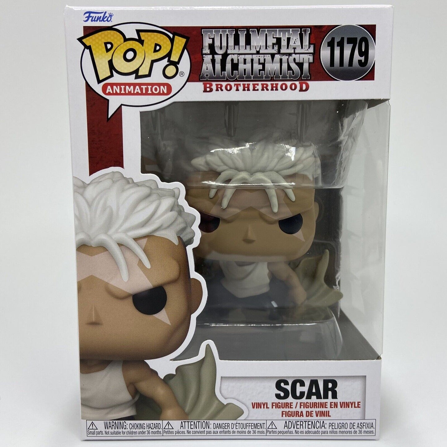 Funko Pop - Fullmetal Alchemist Brotherhood Scar #1179 Vinyl Figure - Brand New