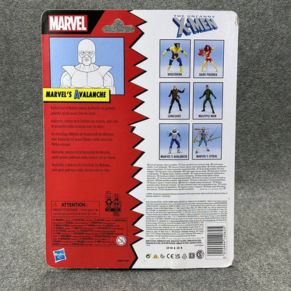 Marvel Legends Retro Card The Uncanny X-Men Marvel's Avalanche 6" Action Figure