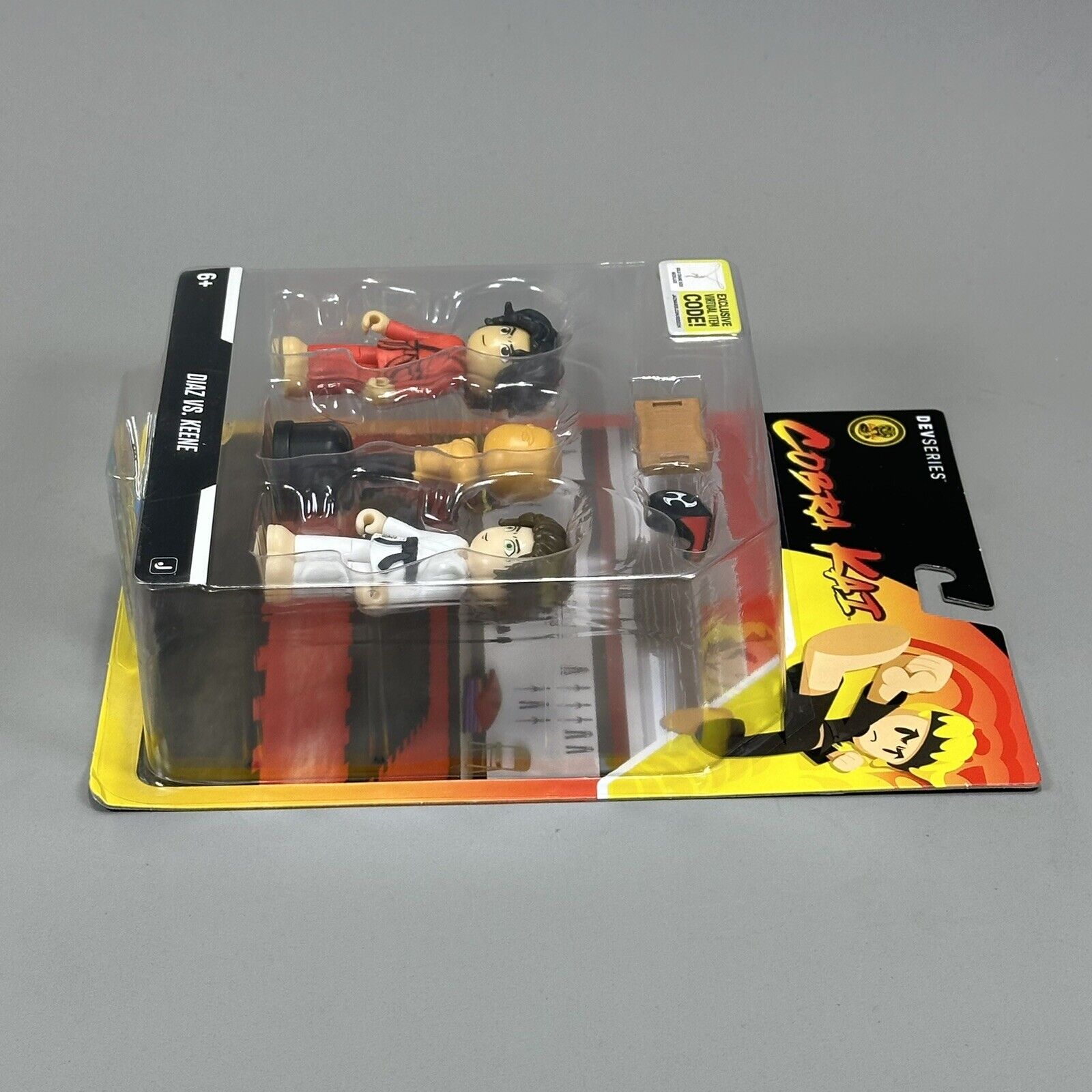 Roblox Cobra Kai Miguel Diaz & Robbie Keene 2.75" Action Figures w/ Virtual Code