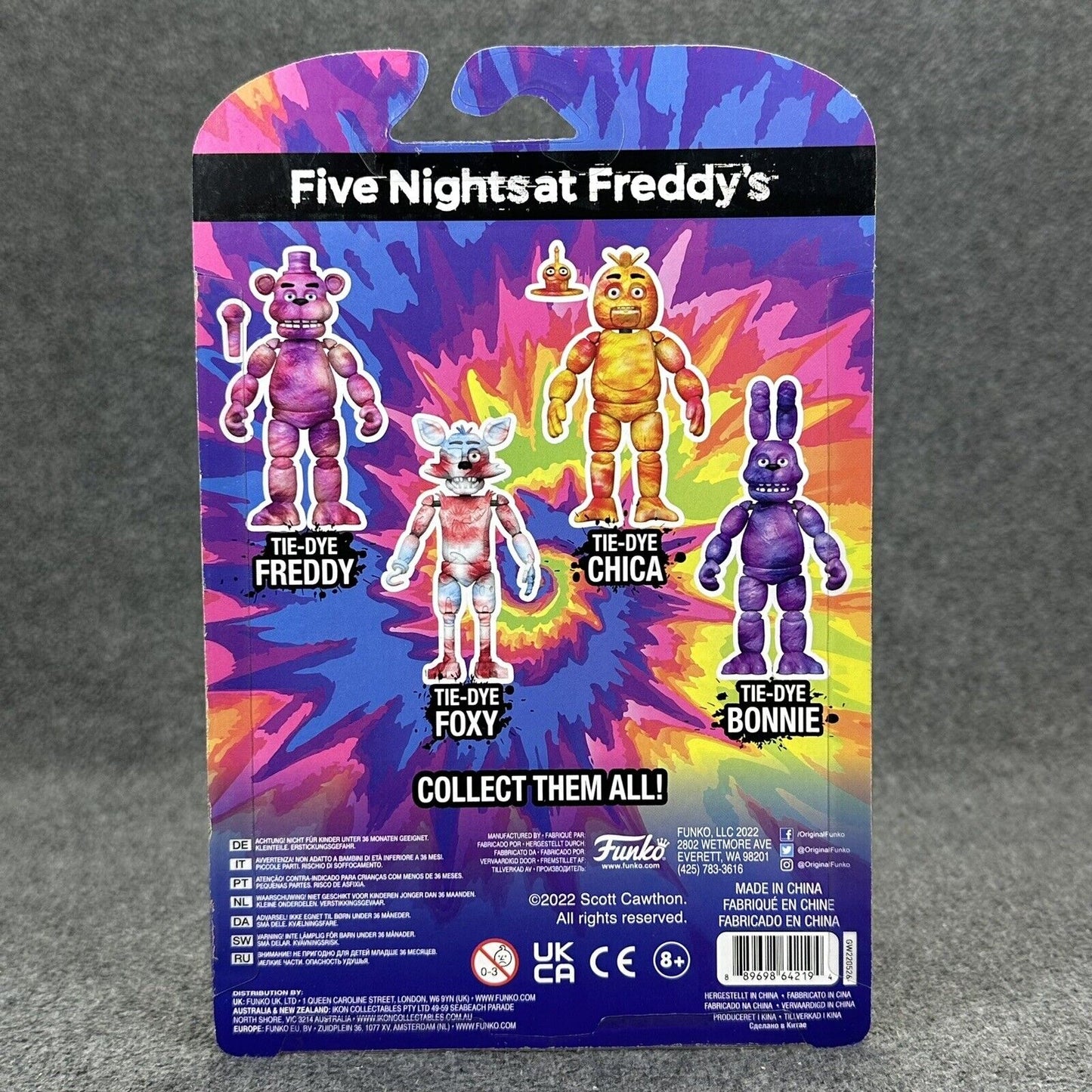 Funko Five Nights at Freddy's Tie-Dye Freddy 5" Action Figure - Brand New