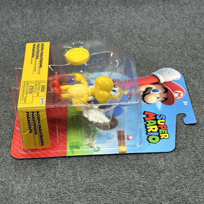 Super Mario Koopa Paratroopa & Coin 4" Action Figure Jakks Pacific - Brand New