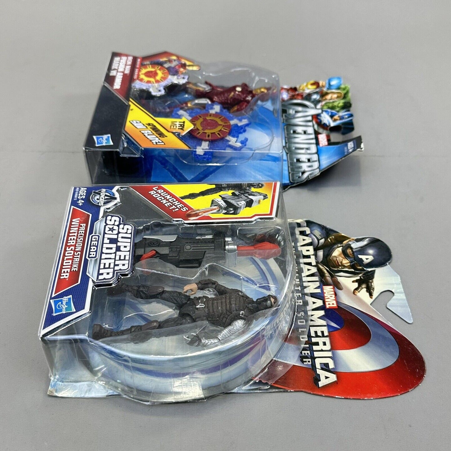 Hasbro Marvel Avengers MCU Iron Man & Winter Soldier 4" Action Figures