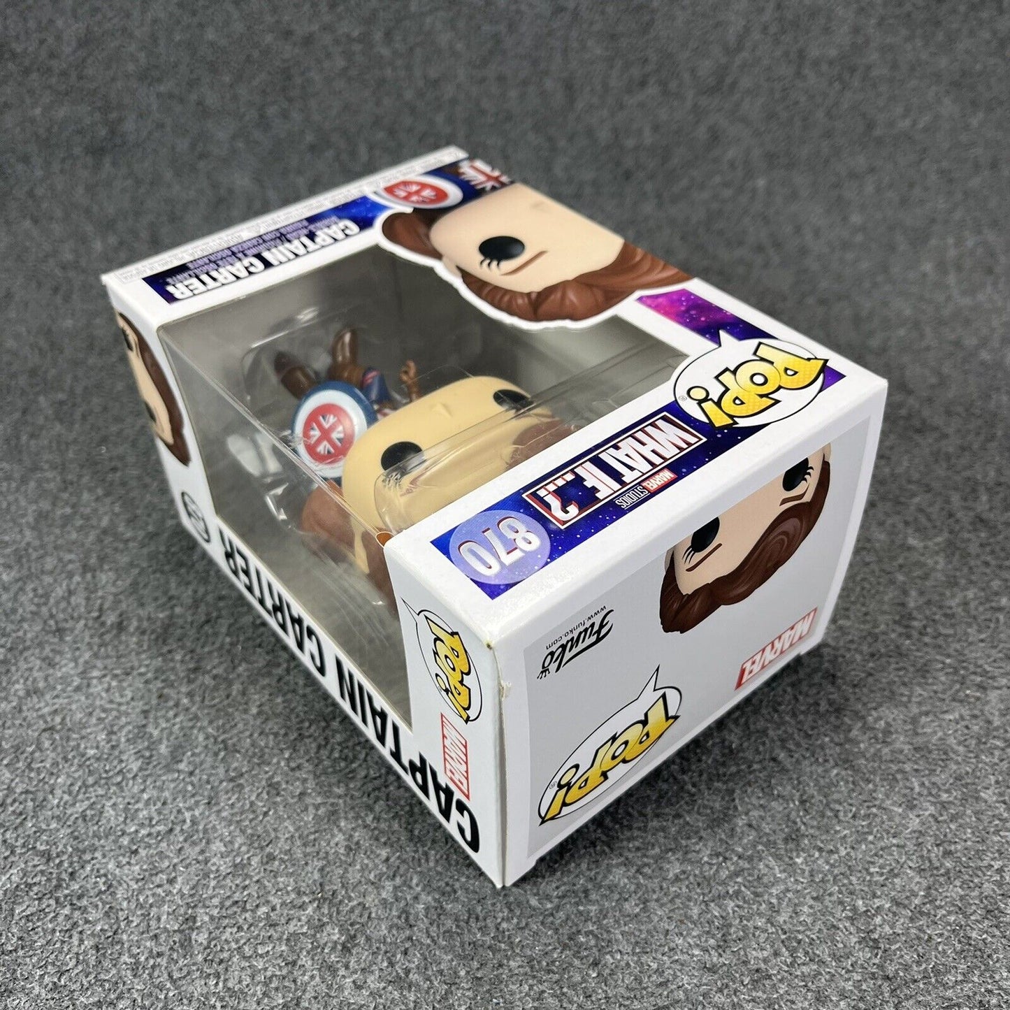 Funko Pop! TV: What If...? - Captain Carter Vinyl Figure Exclusive - Brand New