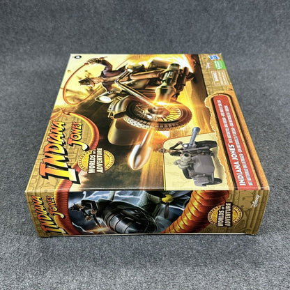 Hasbro Indiana Jones Worlds of Adventure Action Figure w/ Motorcycle & Sidecar