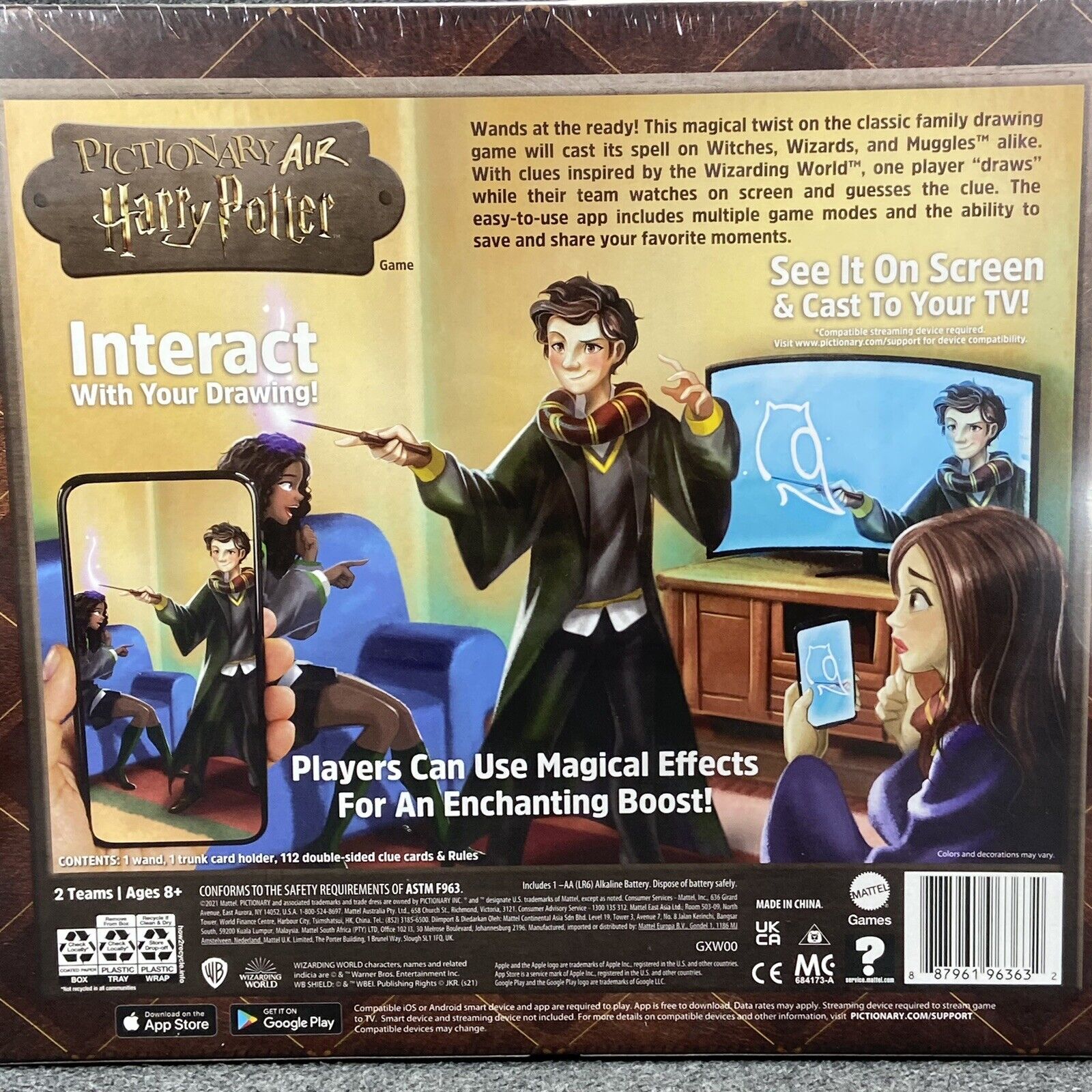 Harry Potter Wizarding World Pictionary Air Interactive Drawing Game - Brand New