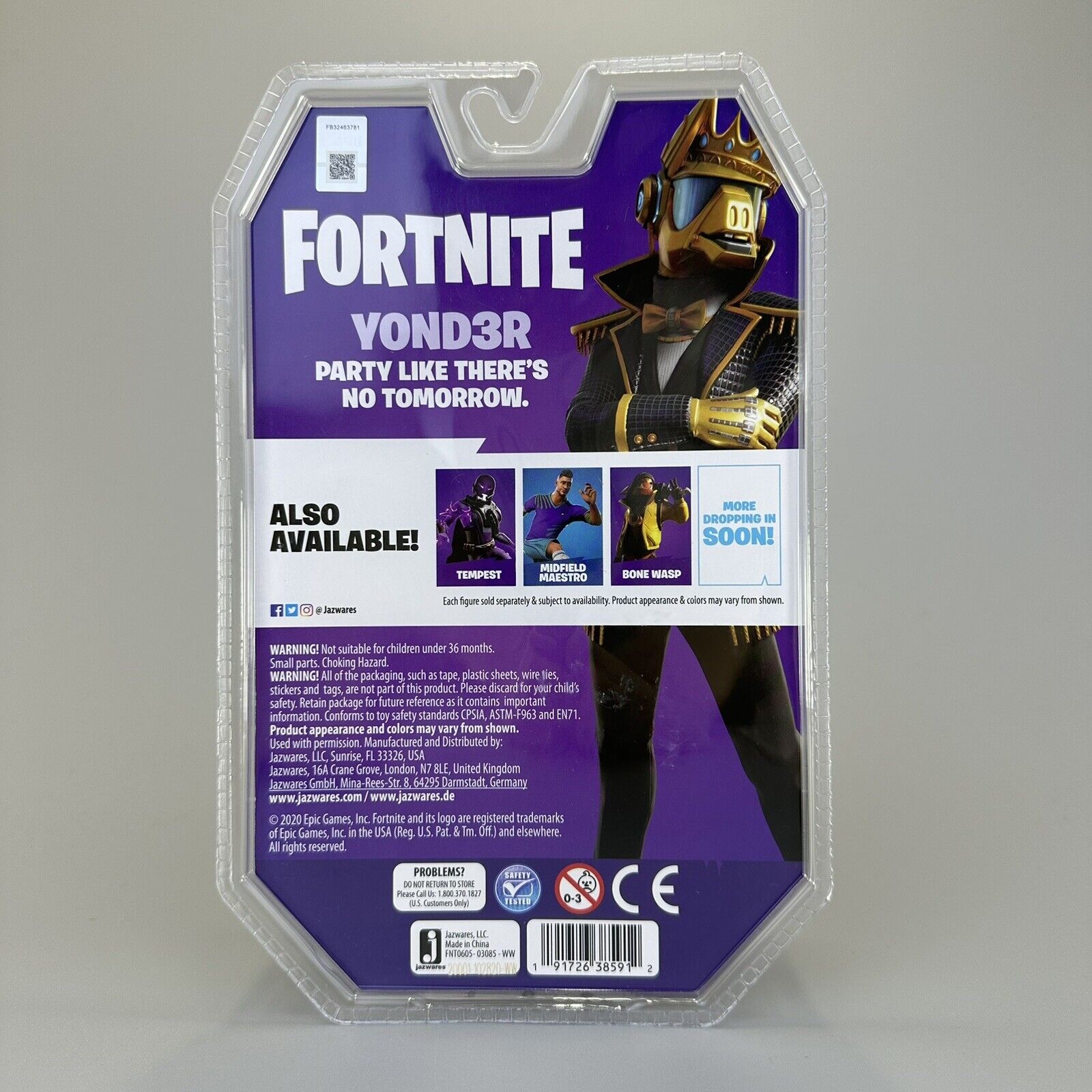 Fortnite Solo Mode Triggerfish The Ice King & Yond3r 4" Action Figures - New