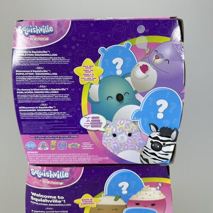 Squishville Squishmallows 2" Plush 12 Total Wildlife & Sweet Tooth Squads - New