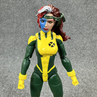 Marvel Legends X-Men Rogue Head Transforming Mystique 6" Action Figure Kitbash