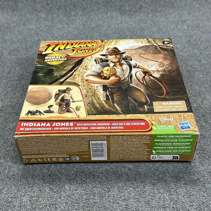 Indiana Jones Worlds Of Adventure w/ Adventure Backpack 2.5" Action Figure Set