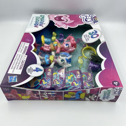 My Little Pony Smashin Fashion Pinkie Pie and DJ Pon-3 Pony Life 30 Pcs. New