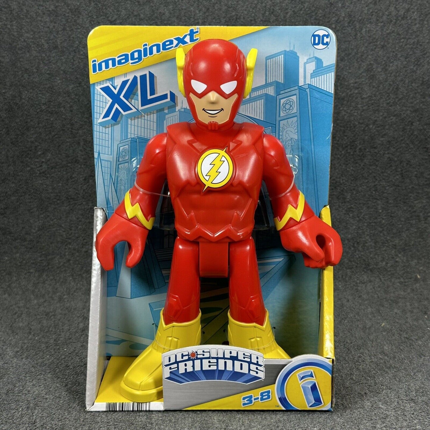 Fisher Price DC Super Friends Imaginext The Flash 10-Inch XL Action Figure - New